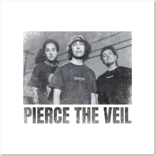 pierce the veil simple urban black n white Posters and Art